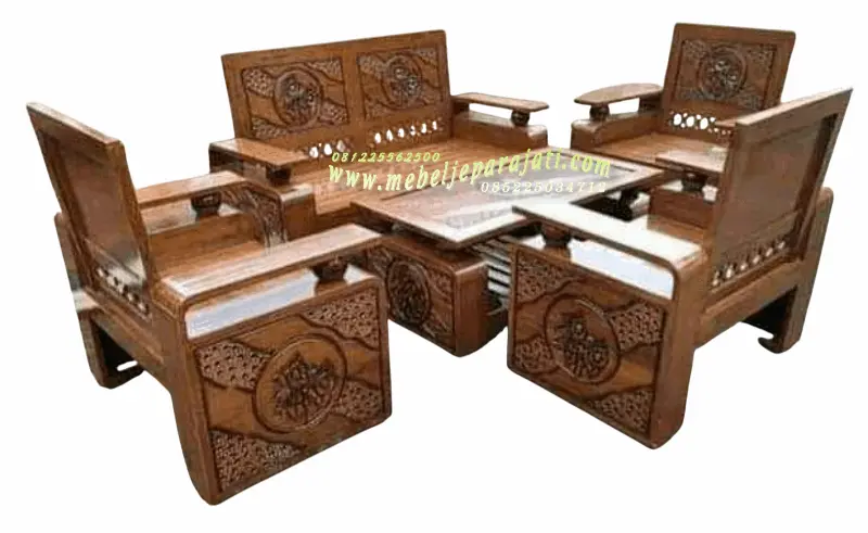 Kursi Kayu Modern Kursi Tamu Kacang