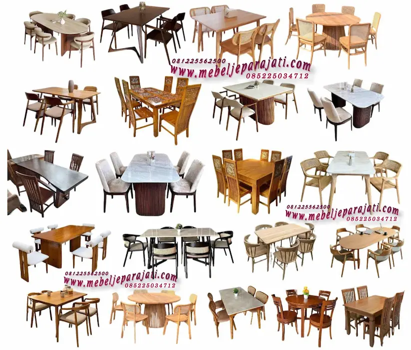 Custom Furniture Mebel Jepara Terbaru Meja Makan
