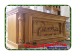 meja altar gereja sembahyang